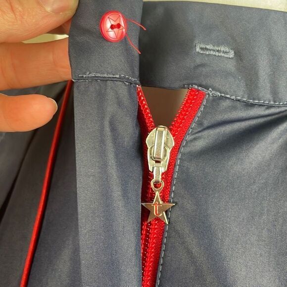 Vintage Circa 1999 Tommy Hilfiger Cropped Sleeve Windbreaker sz S - Picture 8 of 11